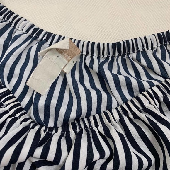 Chico's Veritcal Striped Blouse Top - Picture 7 of 12